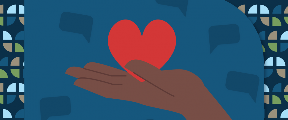 Heart in a hand